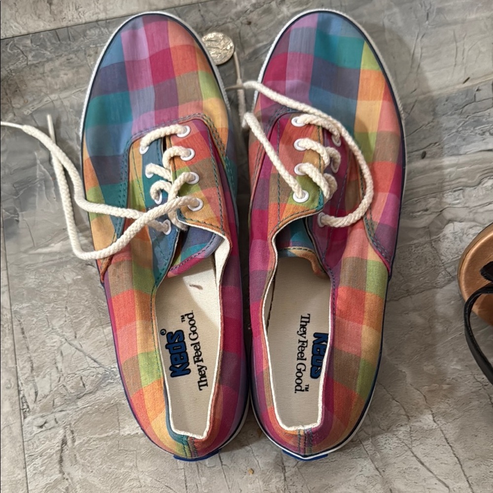 Keds Multicolor Plaid Sneakers